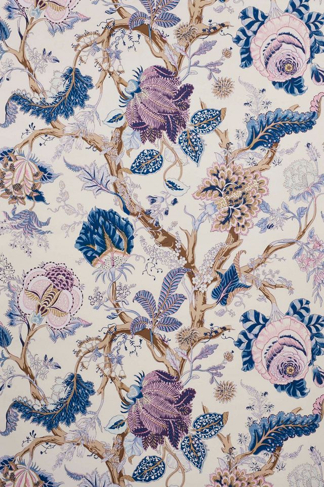 Schumacher Indian Arbre Floral Wallpaper Roll