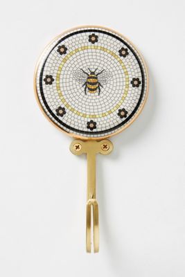 The Bistro Tile Stoneware Hook: Garden Edition