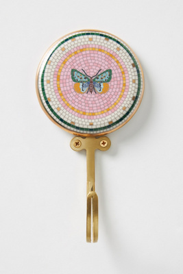 The Bistro Tile Stoneware Hook: Garden Edition