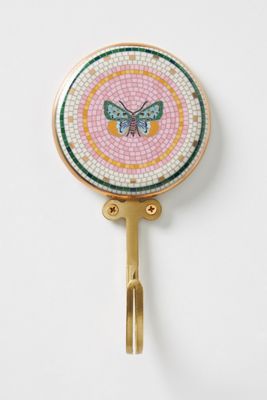 The Bistro Tile Stoneware Hook: Garden Edition