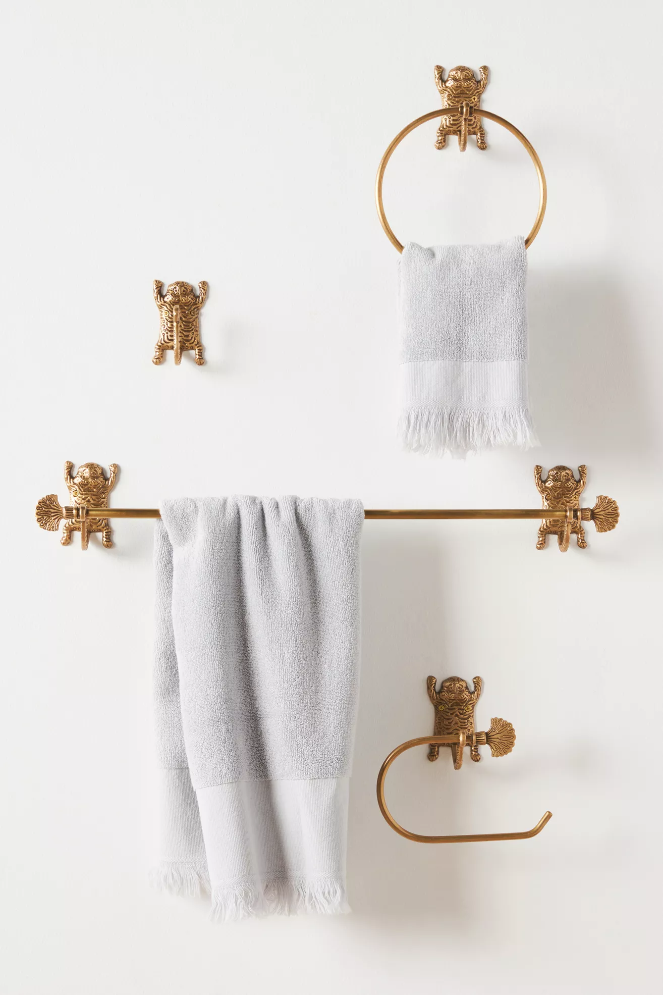 Tibetan Tiger Bath Hook | Anthropologie