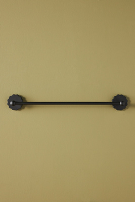 Anthropologie Wiggle Towel Bar In Black