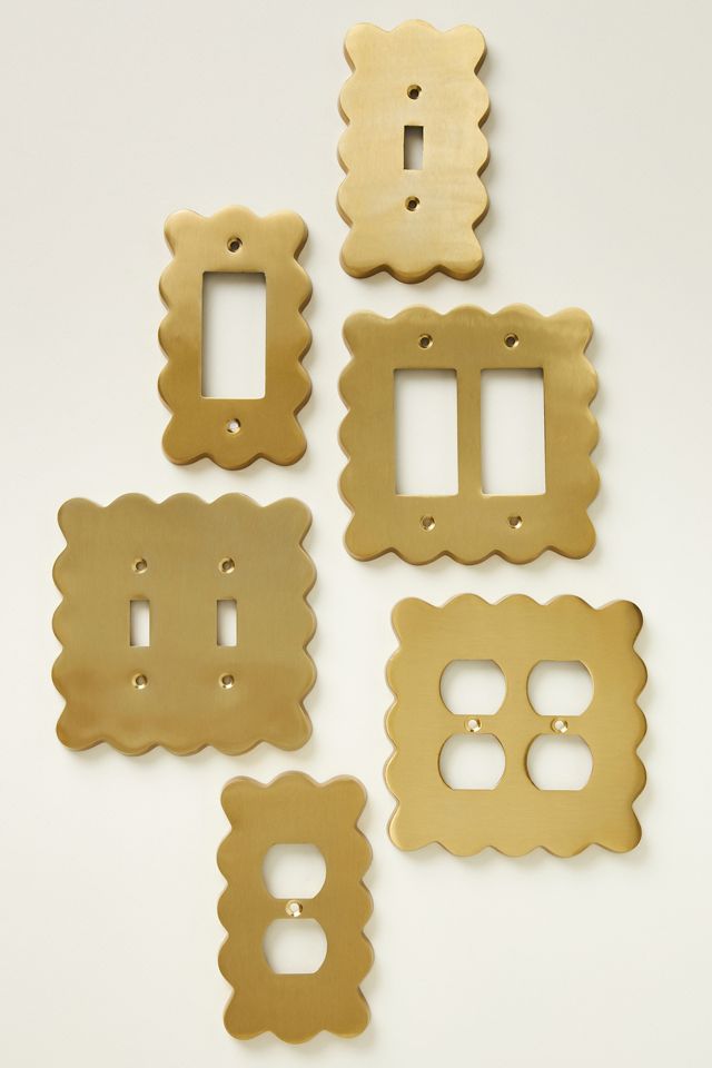Wiggle Scalloped Switch Plate #1