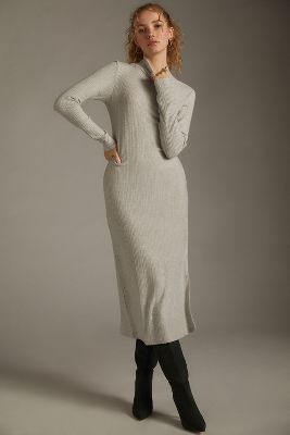 organic cotton split seam hooded sweatshirt dress