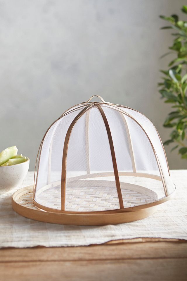 Herringbone Bamboo Food Cover #1