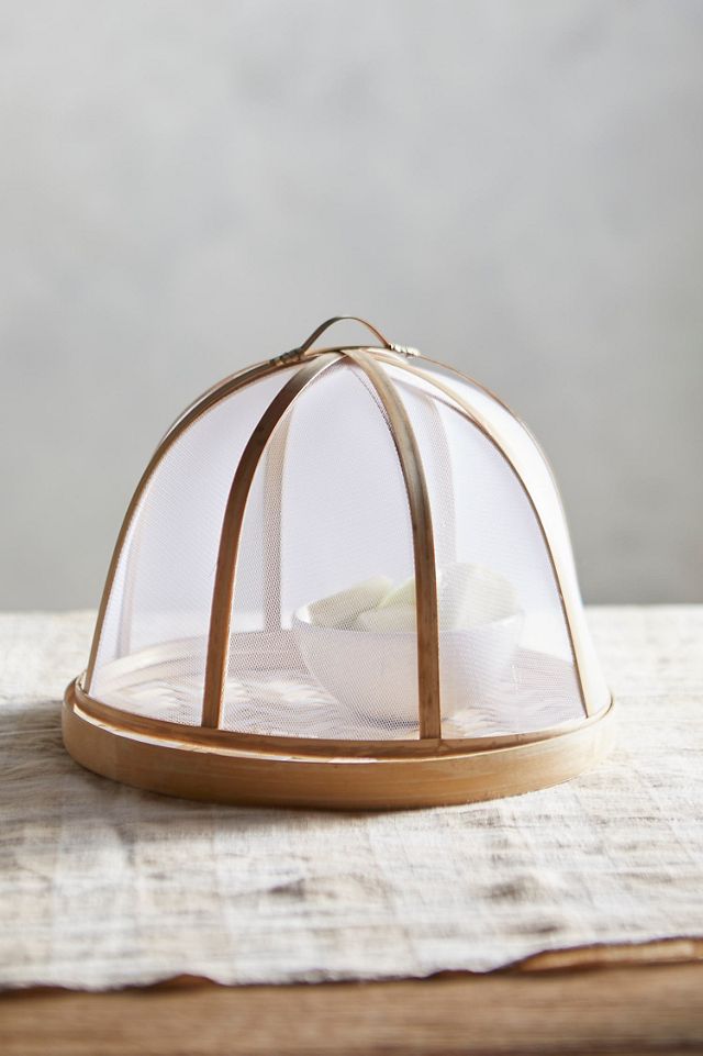Herringbone Bamboo Food Cover #2