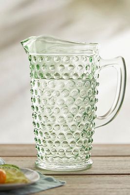Hobnail Glass Pitcher