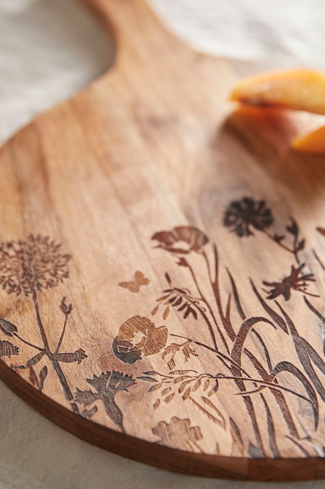 Wildflower Wood Serving Board #1