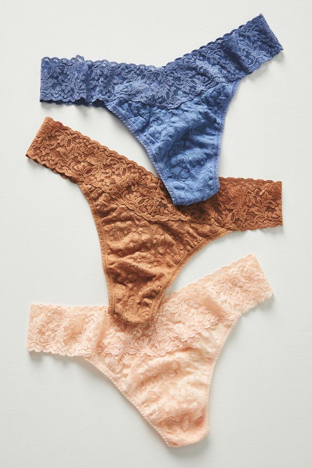 Hanky Panky Set Of Three Original Rise Briefs Anthropologie 