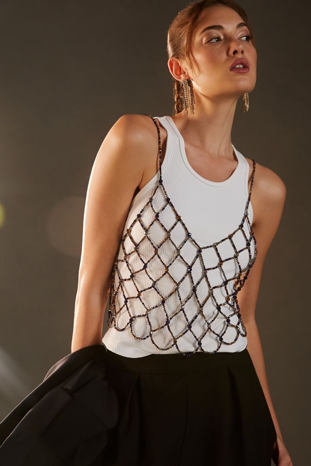 Current Air Multicolor Beaded Tank #3