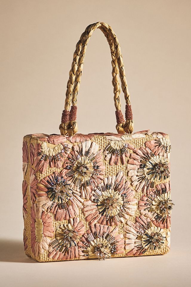 Embellished Floral Satchel #2