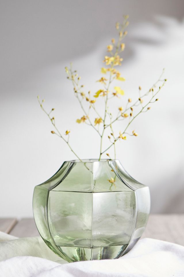 Geo Low Glass Vase