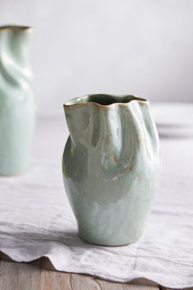 Wave Reactive Glaze Ceramic Vase #2