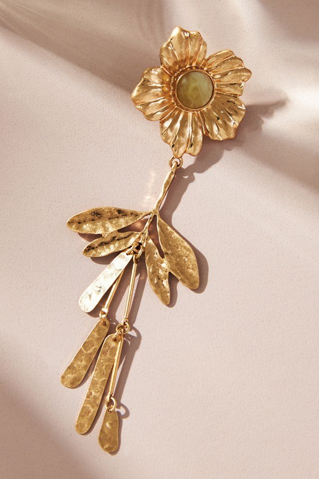 Large Flower Earrings #1