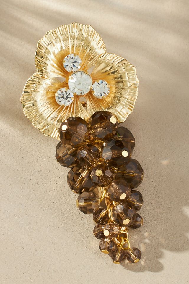 Winter Romance Flower Earrings #1