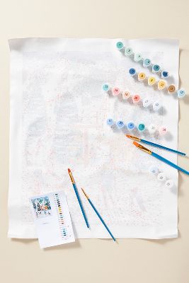 Adult Paint-By-Numbers Kit  Anthropologie Hong Kong - Women's Clothing,  Accessories & Home