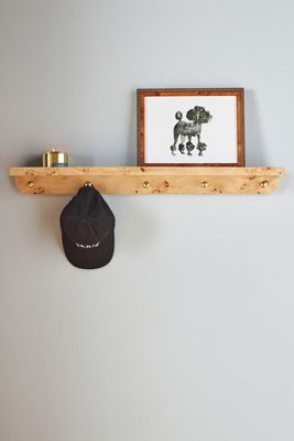 Tamara Floating Burl Shelf