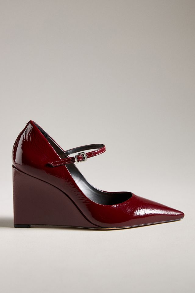 The Sibley Mary Jane Wedge Heels #1