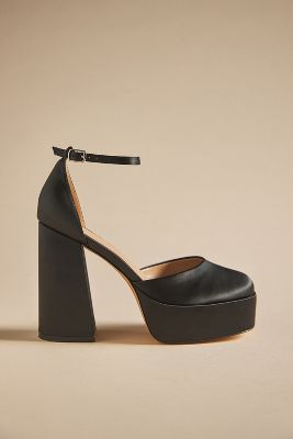 Silent D Tailah Mary Jane Heels In Black