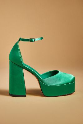 Silent D Tailah Mary Jane Heels In Green