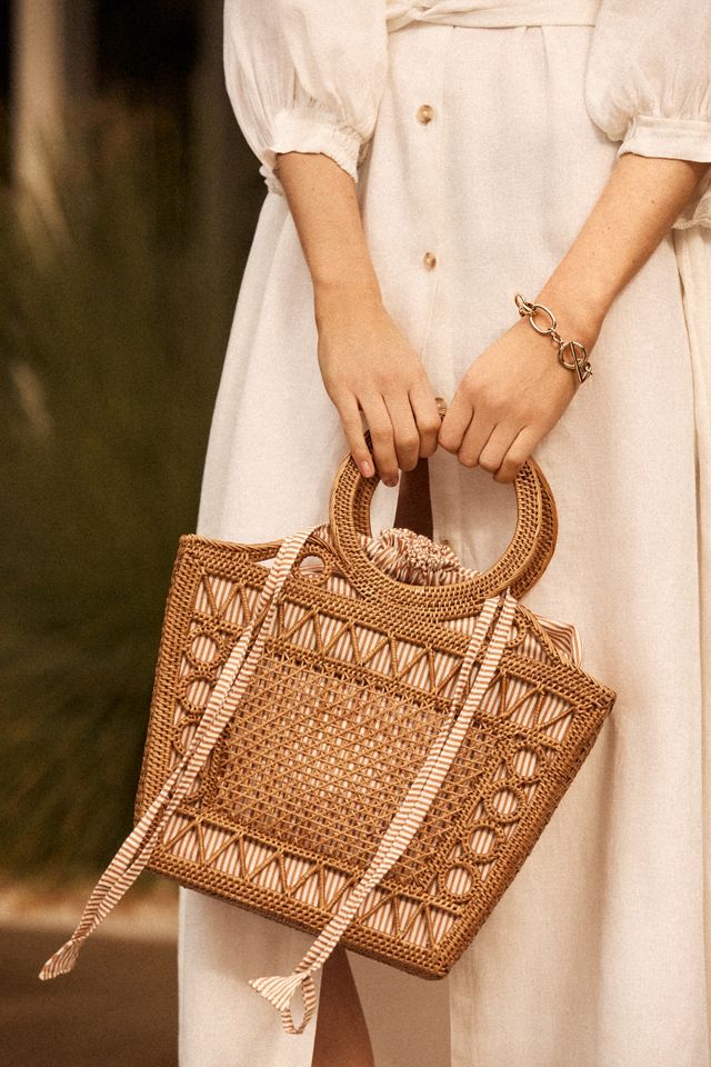 Bali Circle-Handle Satchel #4