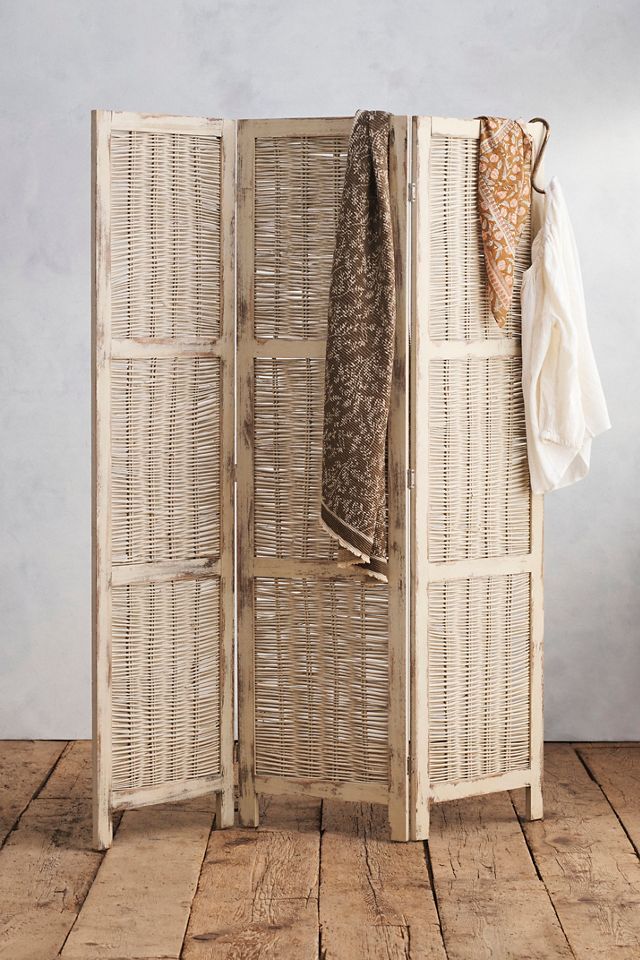 Wicker Room Divider Anthropologie