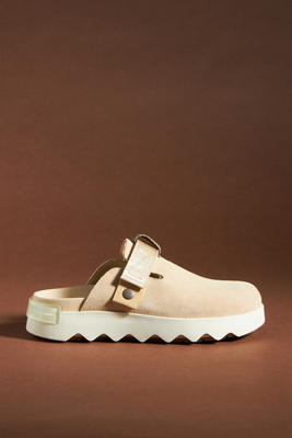 Shop Sorel Vibe Clogs In Beige