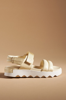 Sorel Viibe Slingback Sandal In White