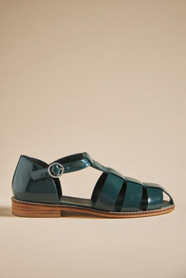 Pilcro Fisherman Sandals In Green