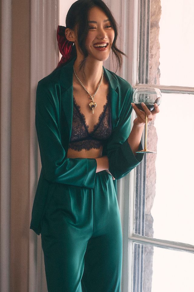 Emerald discount satin pajamas