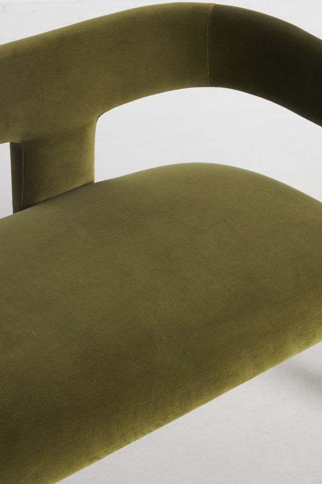 Valencia Velvet Effie Dining Bench #6