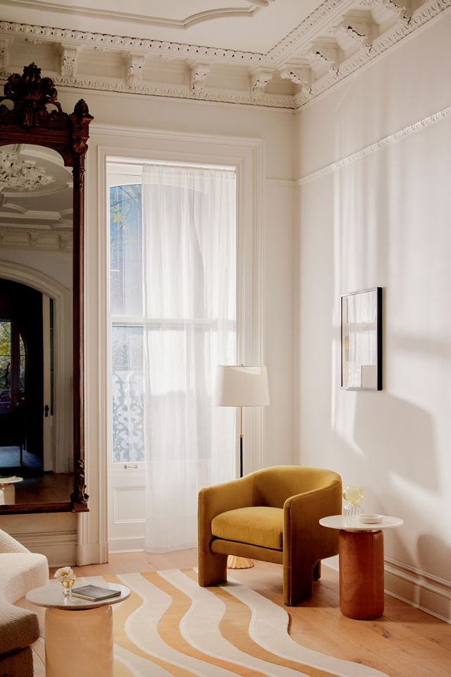 Tall Infinity Glass Side Table #1
