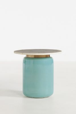Shop Anthropologie Infinity Glass Side Table