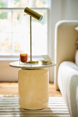 Infinity Glass Side Table
