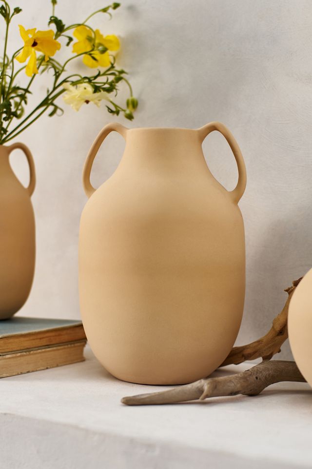 Two Handle Earthenware Jug Vase #4
