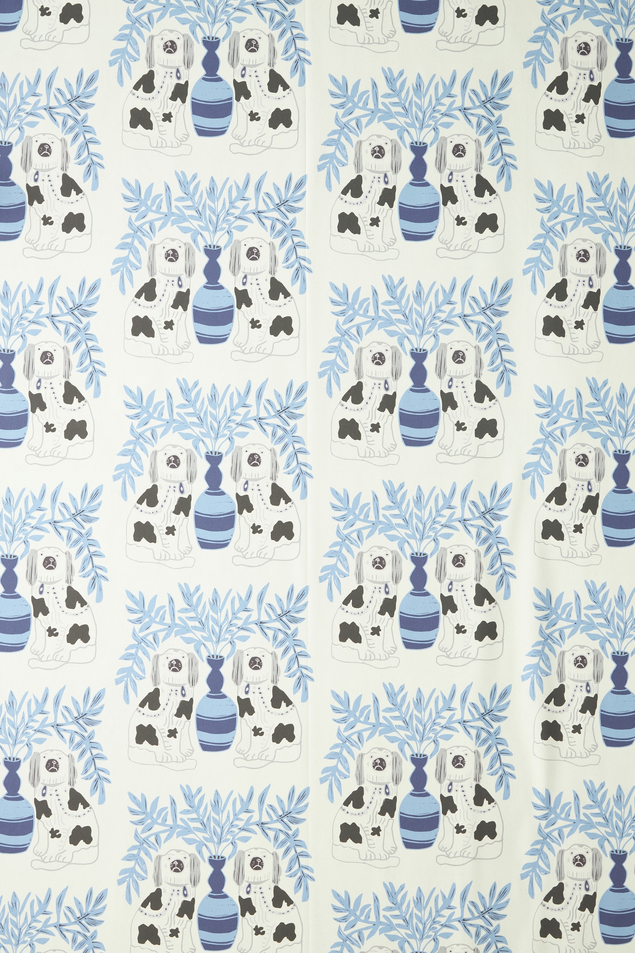 Annika Reed Studio Pair of Dogs Wallpaper