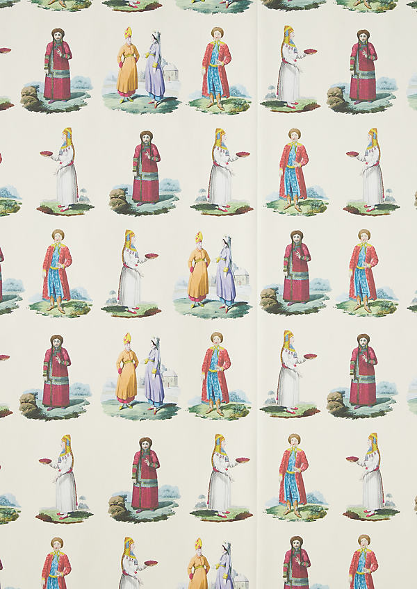 Milola Design Russian Costumes Wallpaper