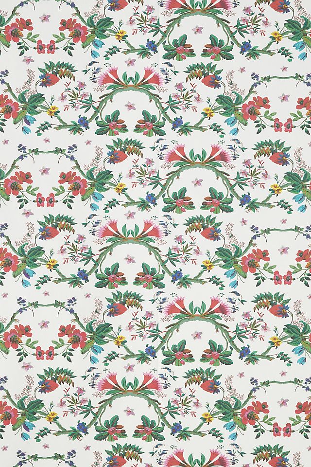 Milola Design Chinoiserie Floral Wallpaper | AnthroLiving