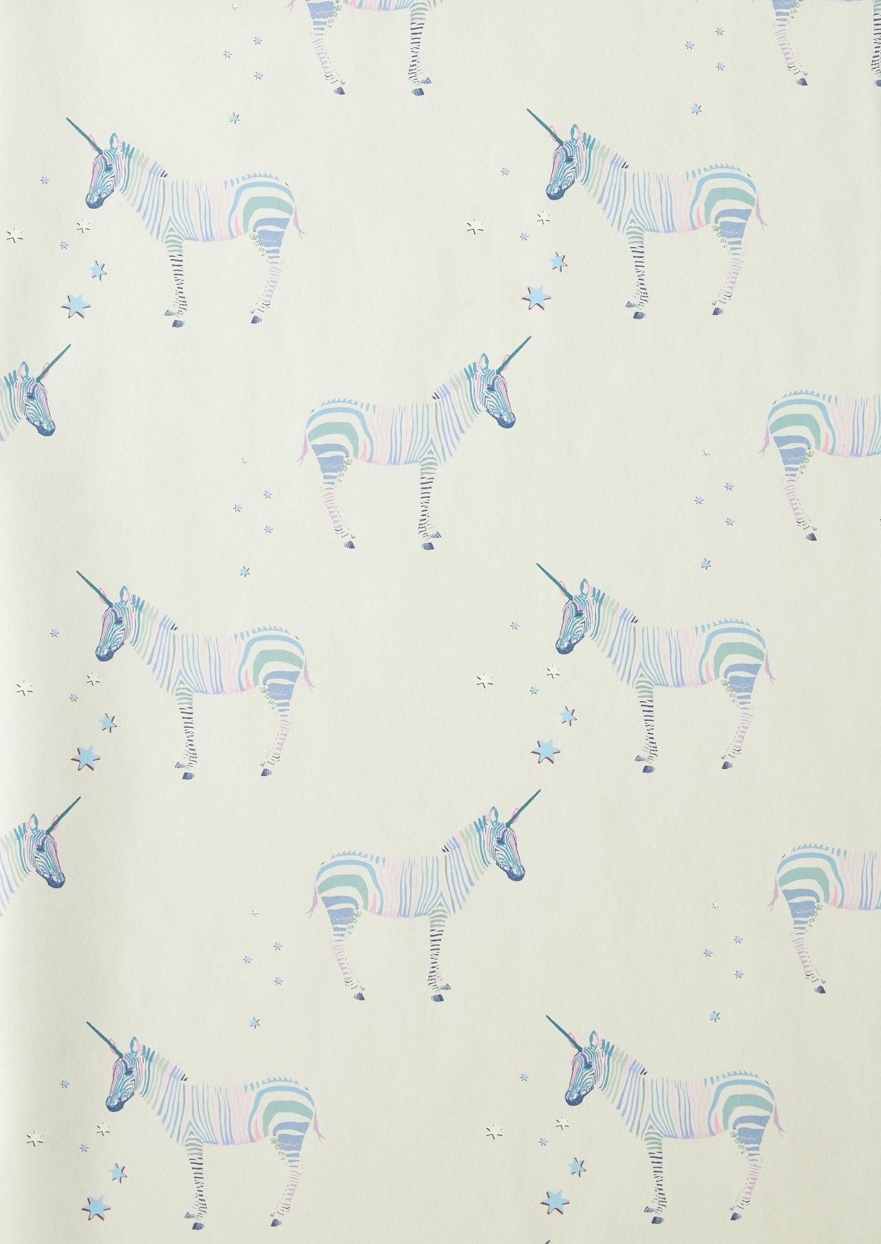 Milola Design Mr. Z. Zebra Magic Wallpaper