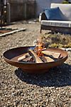 Weathering Steel Round Bowl Fire Pit