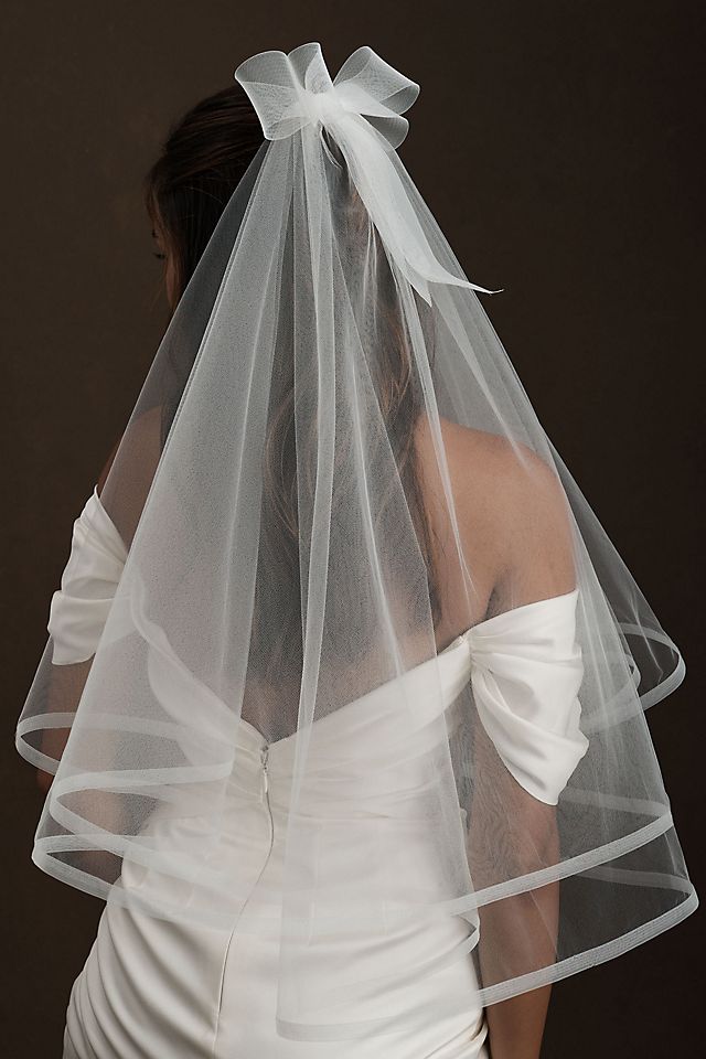 Twigs & Honey – Twigs & Honey Horsehair-Trimmed Veil Accessoires cheveux mariage The Wedding Explorer