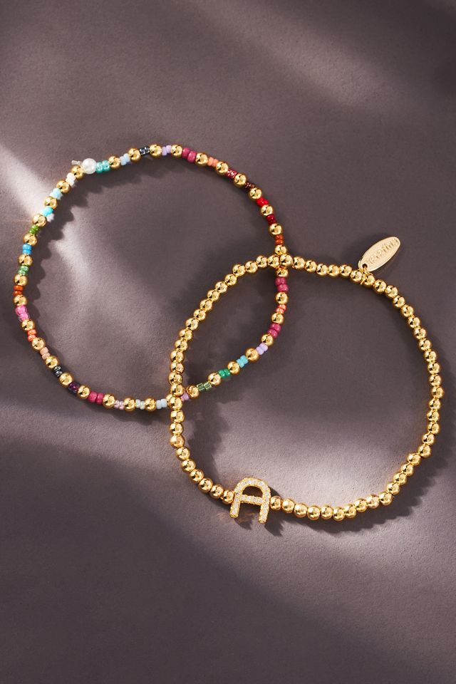 Set of Two Monogram Bracelets #1
