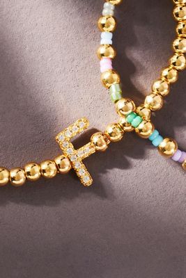 Set of Two Monogram Bracelets
