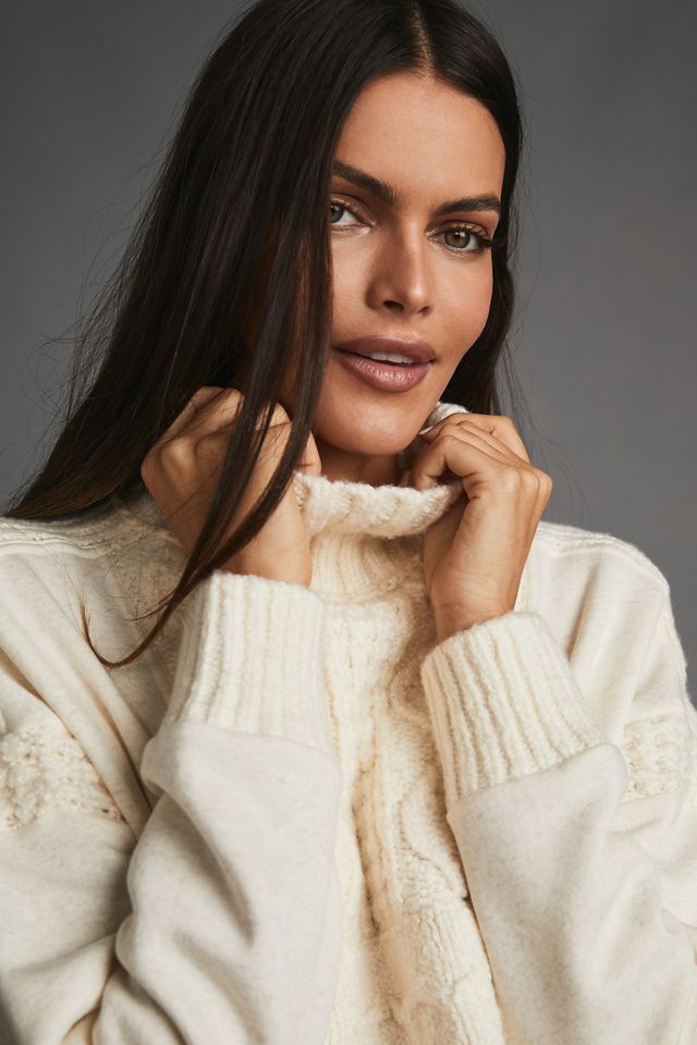 Daily Practice by Anthropologie Cable-Knit Sweater #3