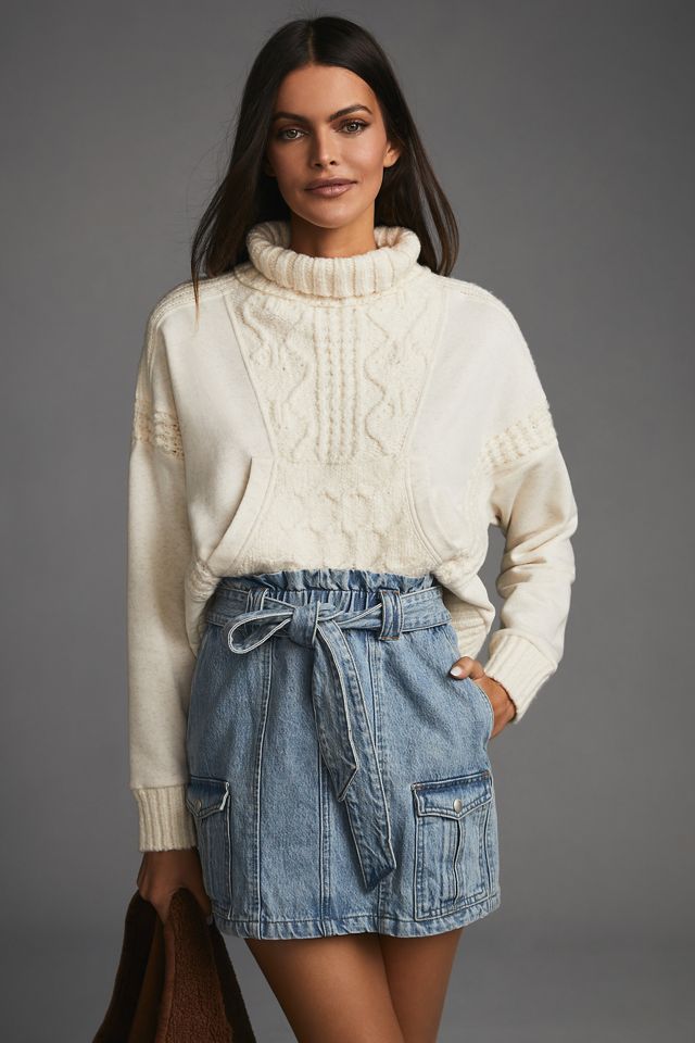 Daily Practice by Anthropologie Cable-Knit Sweater