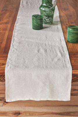 Anthropologie Edison Linen Table Runner