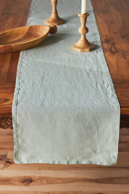 Anthropologie Edison Linen Table Runner