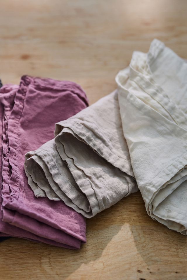 Edison Portuguese Linen Napkins, Set of 4 #6