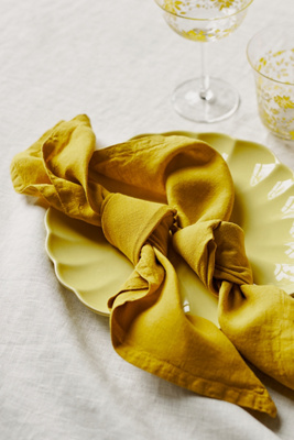 Edison Portuguese Linen Napkins, Set of 4