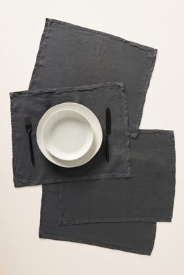 Edison Portuguese Linen Placemats, Set of 4